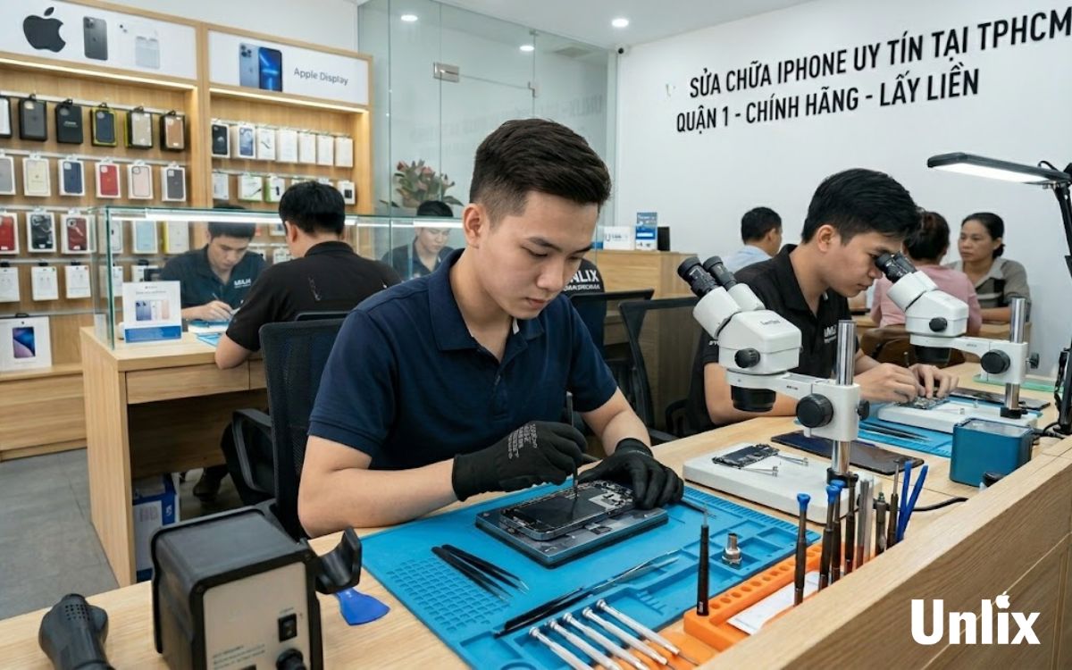 Cơ sở sửa chữa iPhone uy tín tại TPHCM