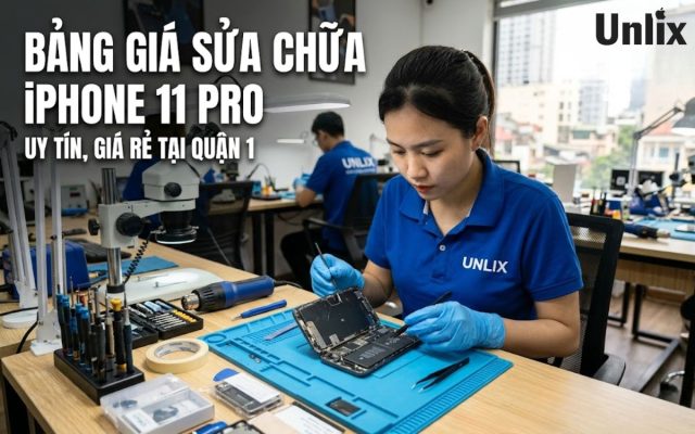 Bảng giá sửa chữa iPhone 11 Pro