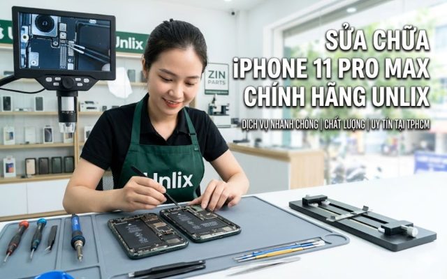 Sửa chữa màn hình iPhone 11 Pro Max bị bể nát