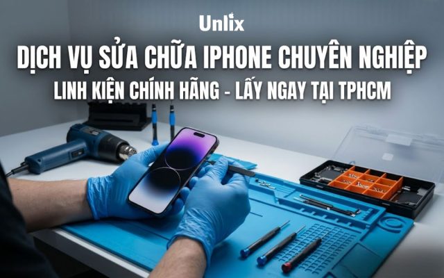 Dịch vụ sửa chữa iPhone uy tín và chuyên nghiệp tại TPHCM