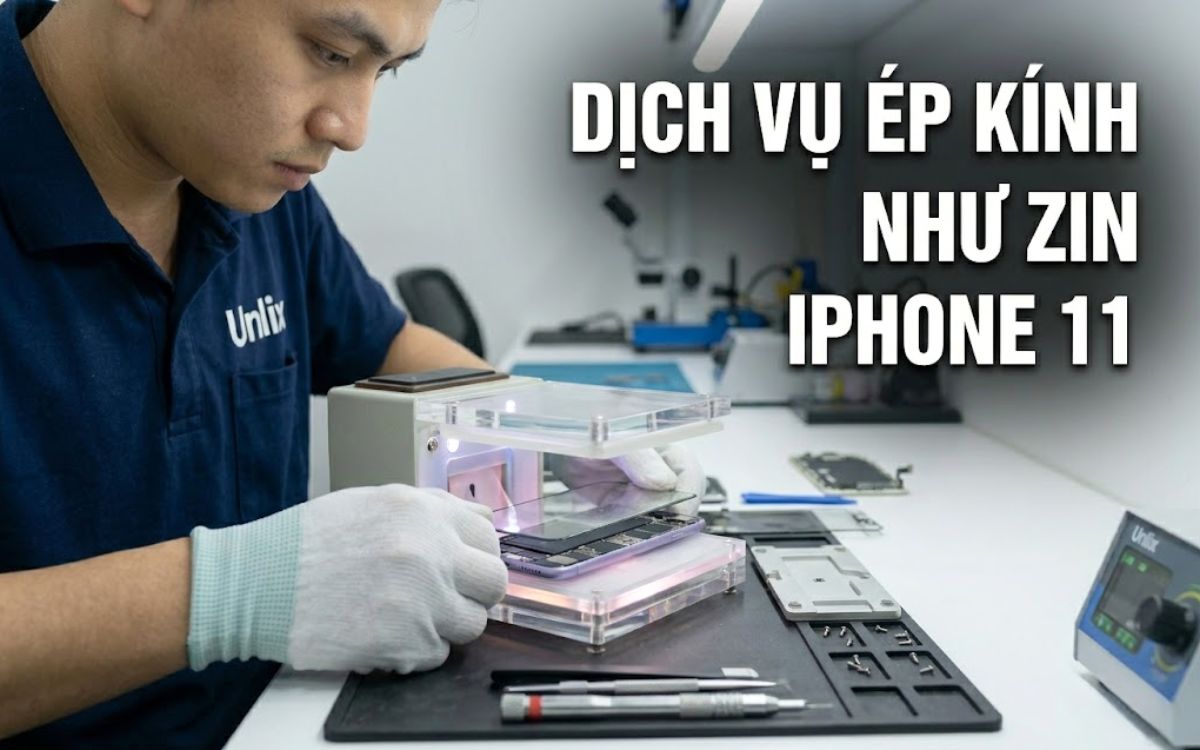 Ép kính như zin iPhone 11