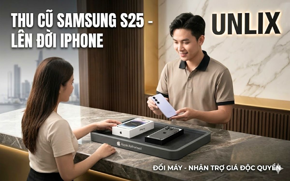 Thu cũ Samsung - Đổi mới lên đời iPhone trợ giá cao tới 1 triệu đồng