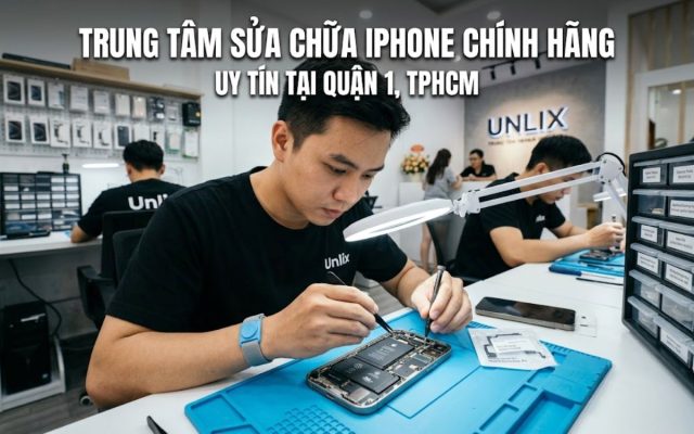 Trung tâm sửa chữa iphone chính hãng uy tín tại TPHCM