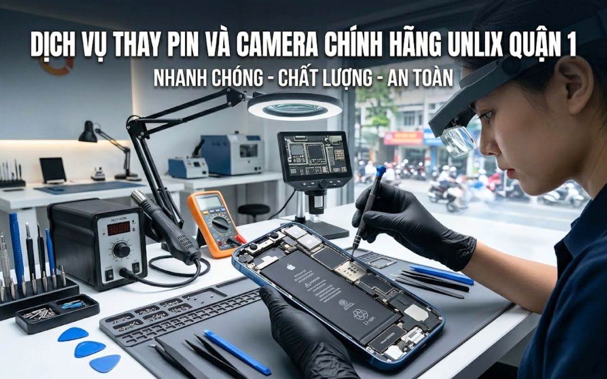 Thay Pin, thay màn hình iPhone chính hãng, linh kiện chuẩn, đảm bảo uy tín