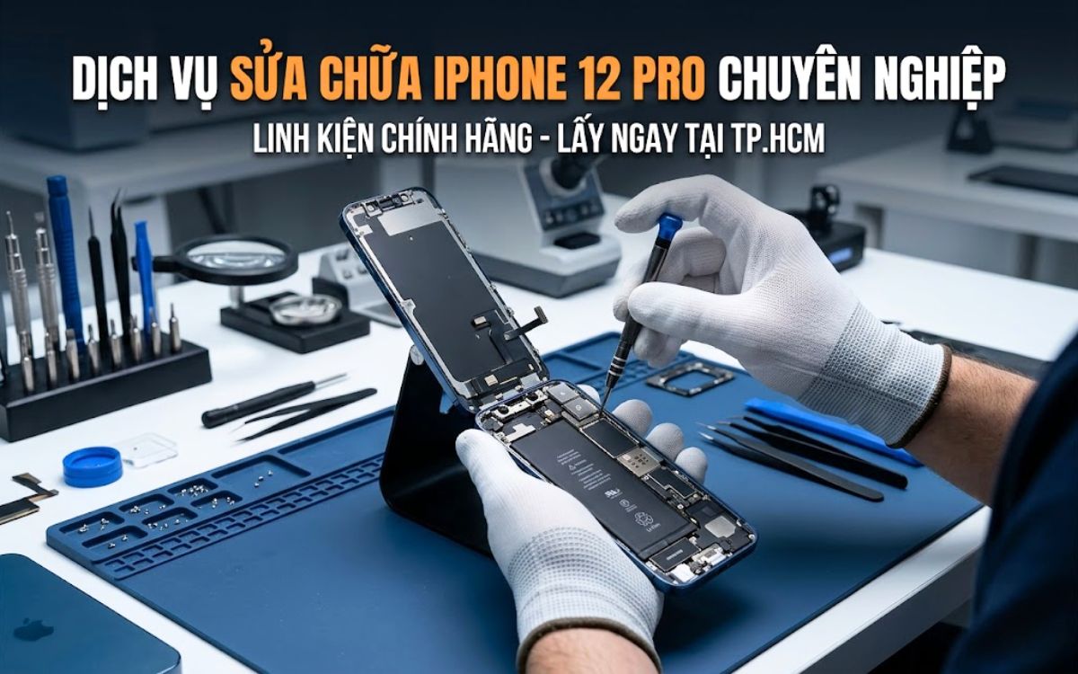 Sửa chữa iPhone 12 Pro chuyên nghiệp, linh kiện chính hãng