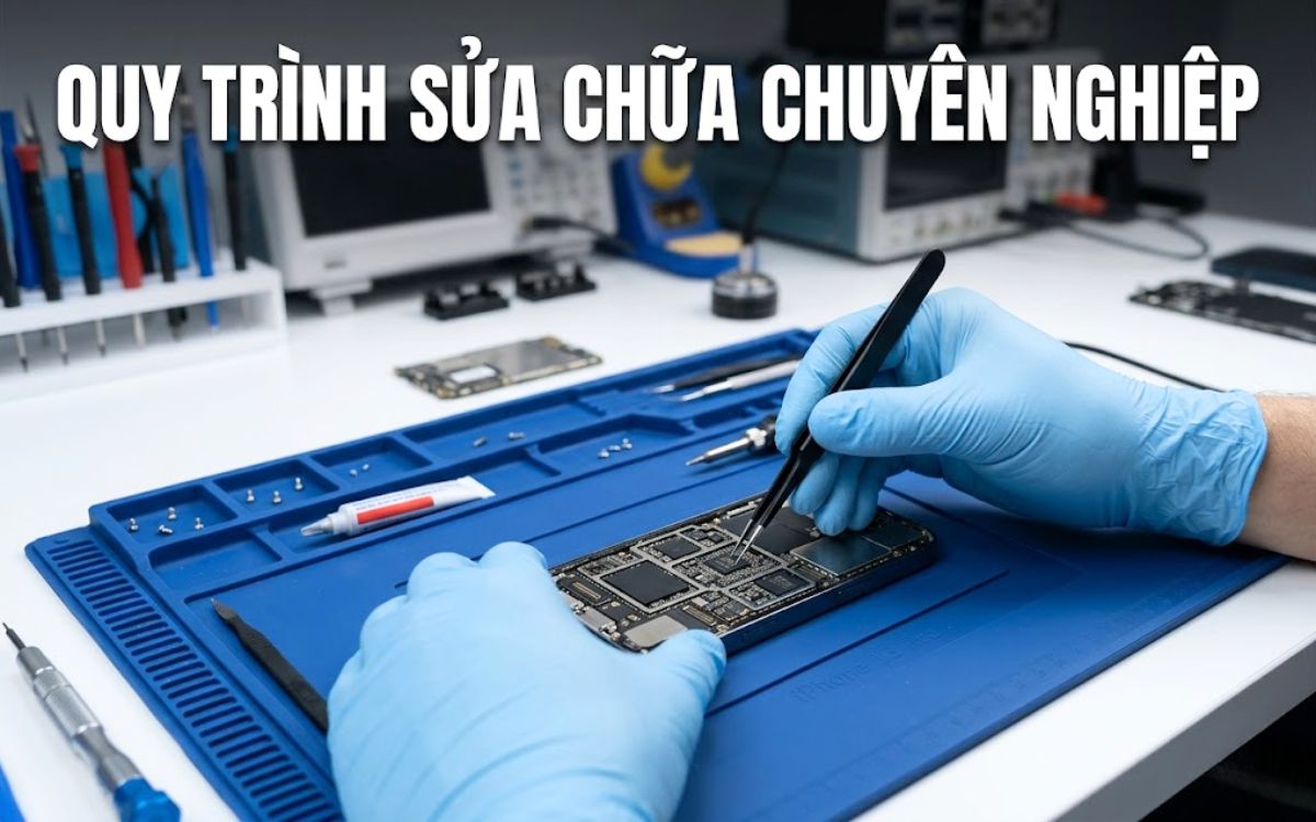 Quy trình sửa chữa iPhone 13 Pro nhanh chóng