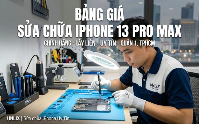 Bảng giá sửa chữa iPhone 13 Pro Max tại TPHCM