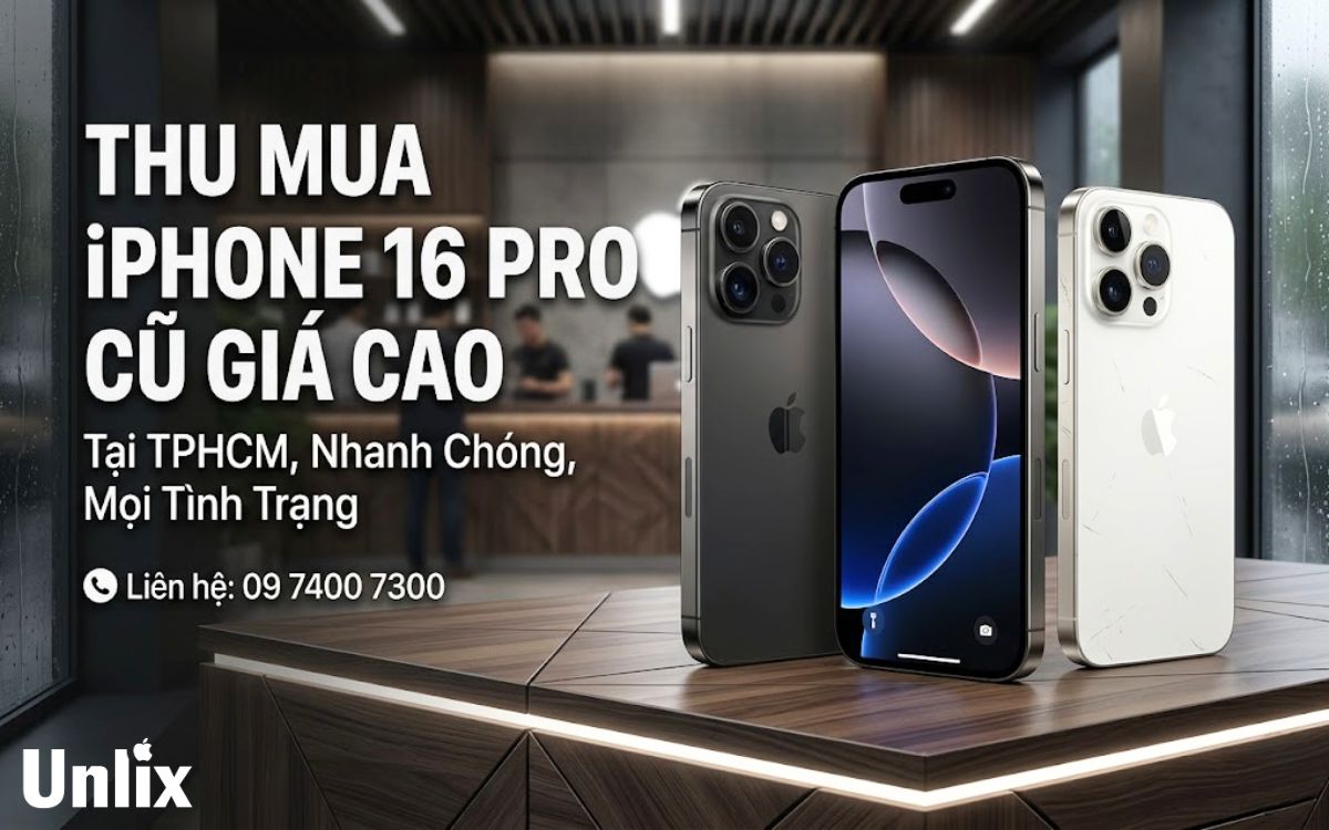 Thu mua iPhone 16 Pro cũ giá cao – Định giá đúng, thu mua tận nơi