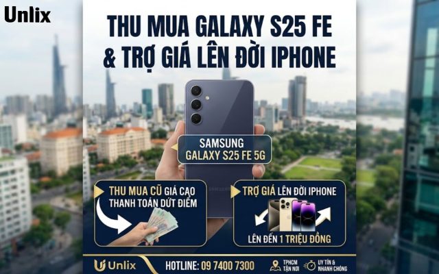 Thu mua Samsung Galaxy S25 FE giá cao, uy tín tại TPHCM