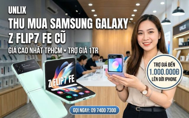 Thu mua Samsung Galaxy Z Flip7 FE giá cao, uy tín tại TPHCM