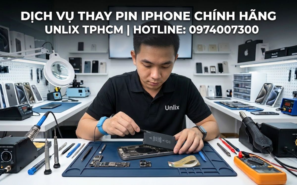 Thay Pin iphone 15 Pro Max