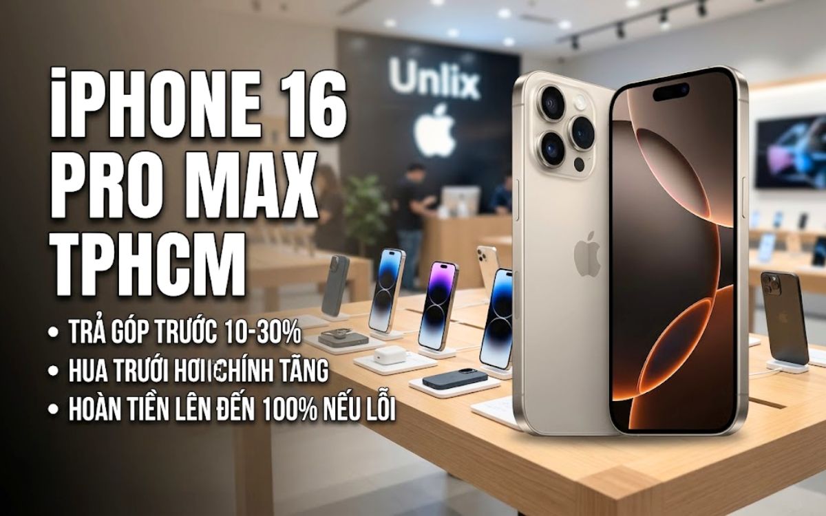 Mua iPhone 16 Pro Max TPHCM chính hãng, giá tốt