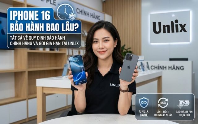 iPhone 16 bảo hành bao lâu?