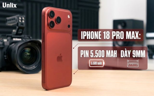 Độ dày iPhone 18 Pro Max có thể lên đến 9mm