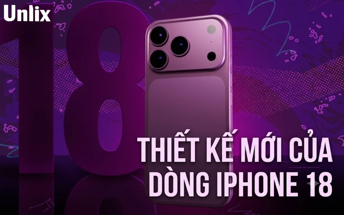 Thay đổi thiết kế trên iPhone 18 Pro Max