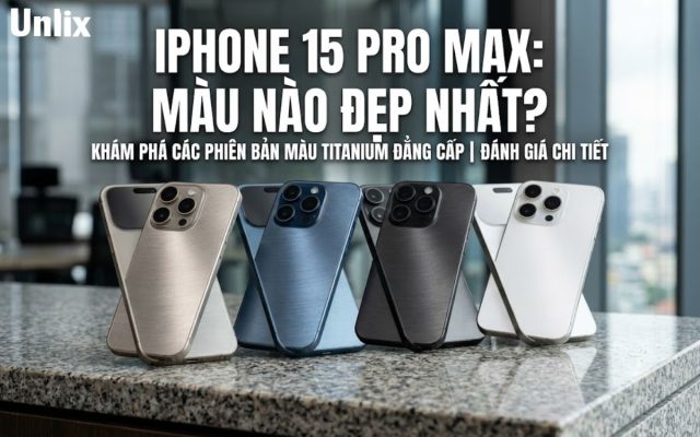 iPhone 15 Pro Max màu nào đẹp nhất? Nên mua màu nào?