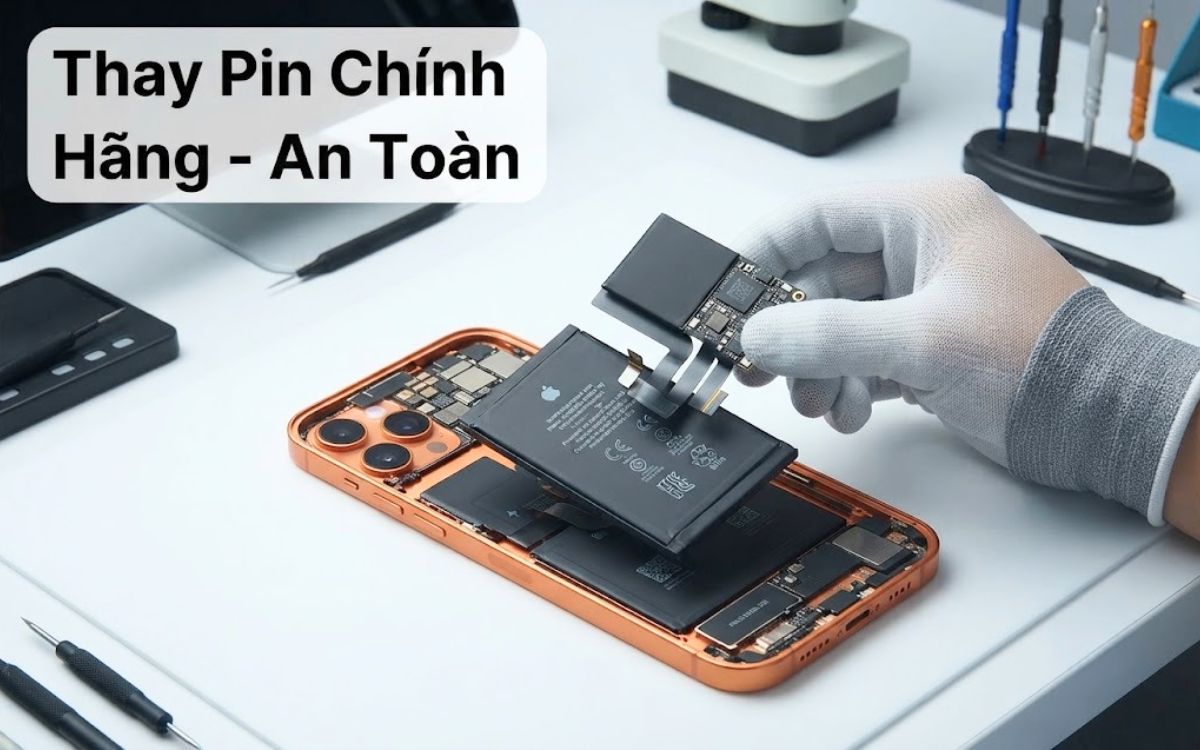 Thay Pin iPhone 17 Pro