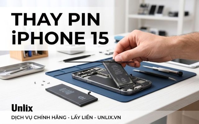 Thay pin iPhone 15 giá bao nhiêu tại TPHCM?