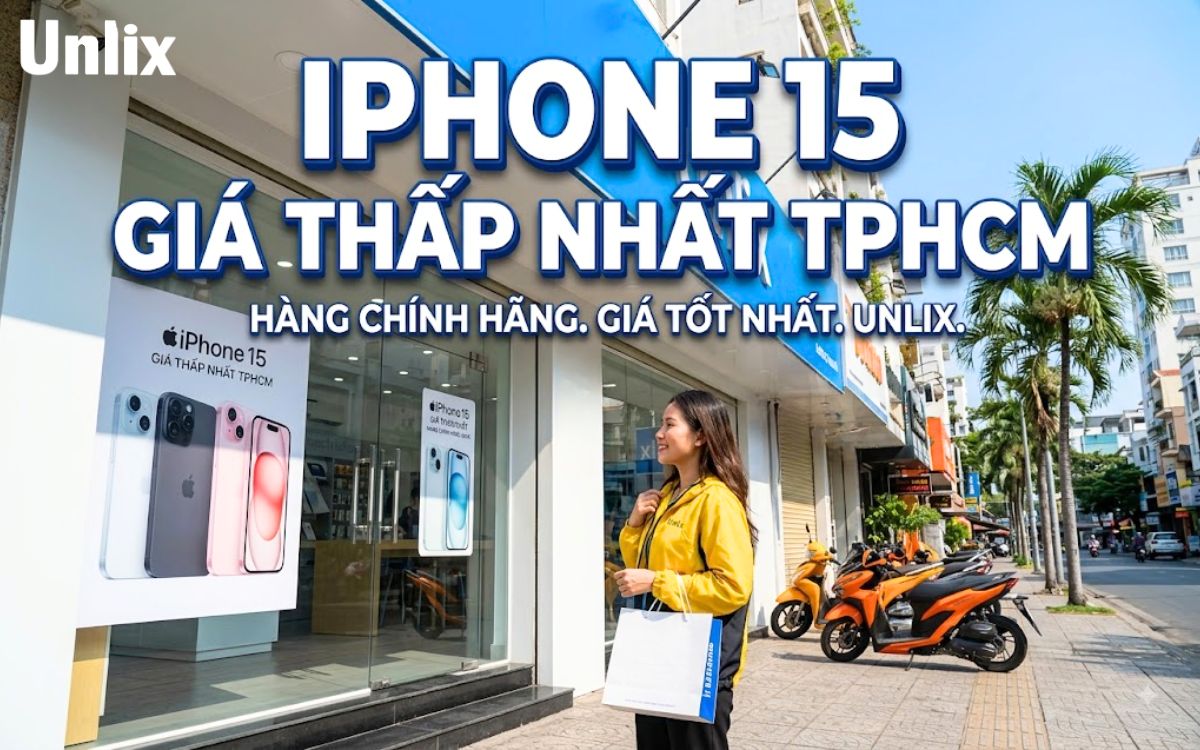 iPhone 15 giá thấp nhất TPHCM mới nhất hôm nay