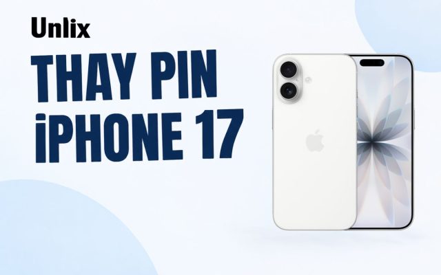 Thay Pin iPhone 17 Chính Hãng, Giá Tốt Tại TPHCM