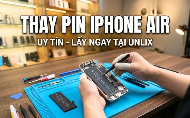 Thay pin iPhone Air giá bao nhiêu?