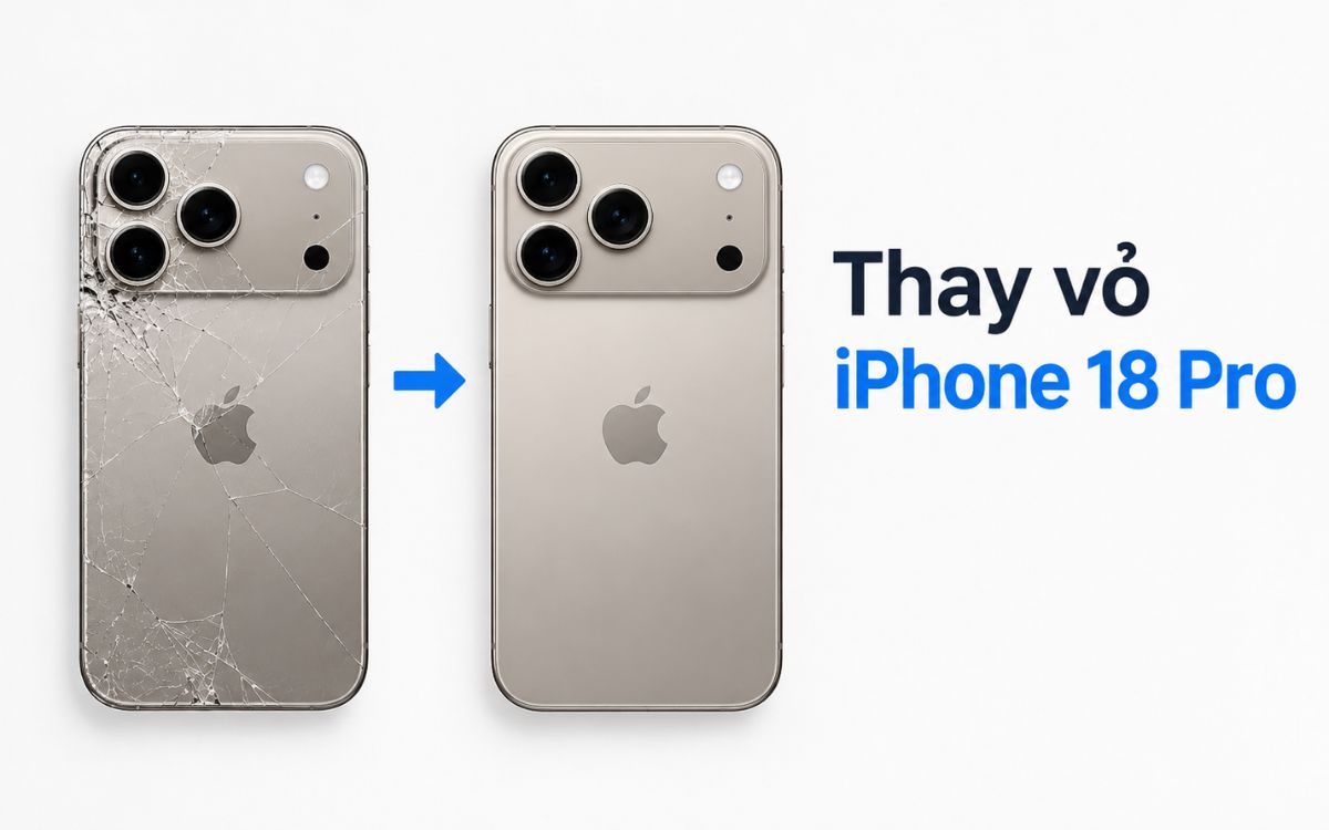 Thay vỏ iPhone 18 Pro
