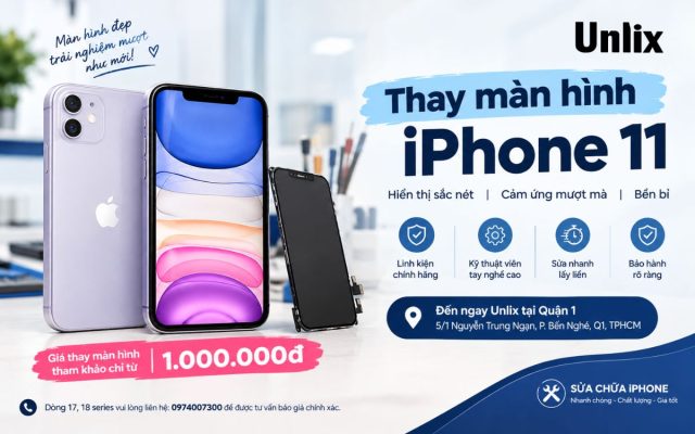 Thay màn hình iPhone 11 uy tín số 1 tại TPHCM