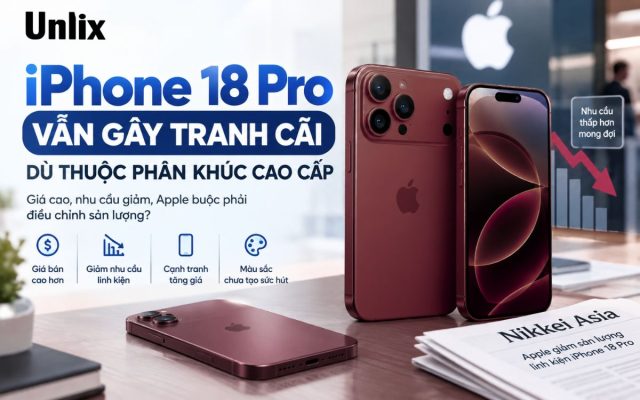 iPhone 18 Pro bị chê dù thuộc phân khúc cao cấp