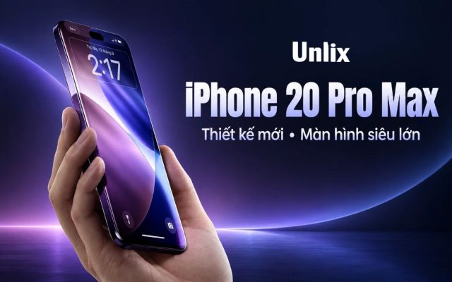 iPhone 20 Pro Max sẽ thay đổi mạnh về thiết kế, màn hình siêu lớn