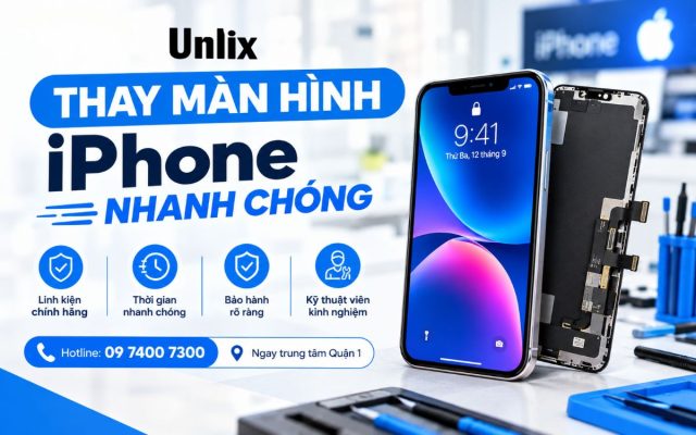 Thay màn hình iPhone X nhanh chóng